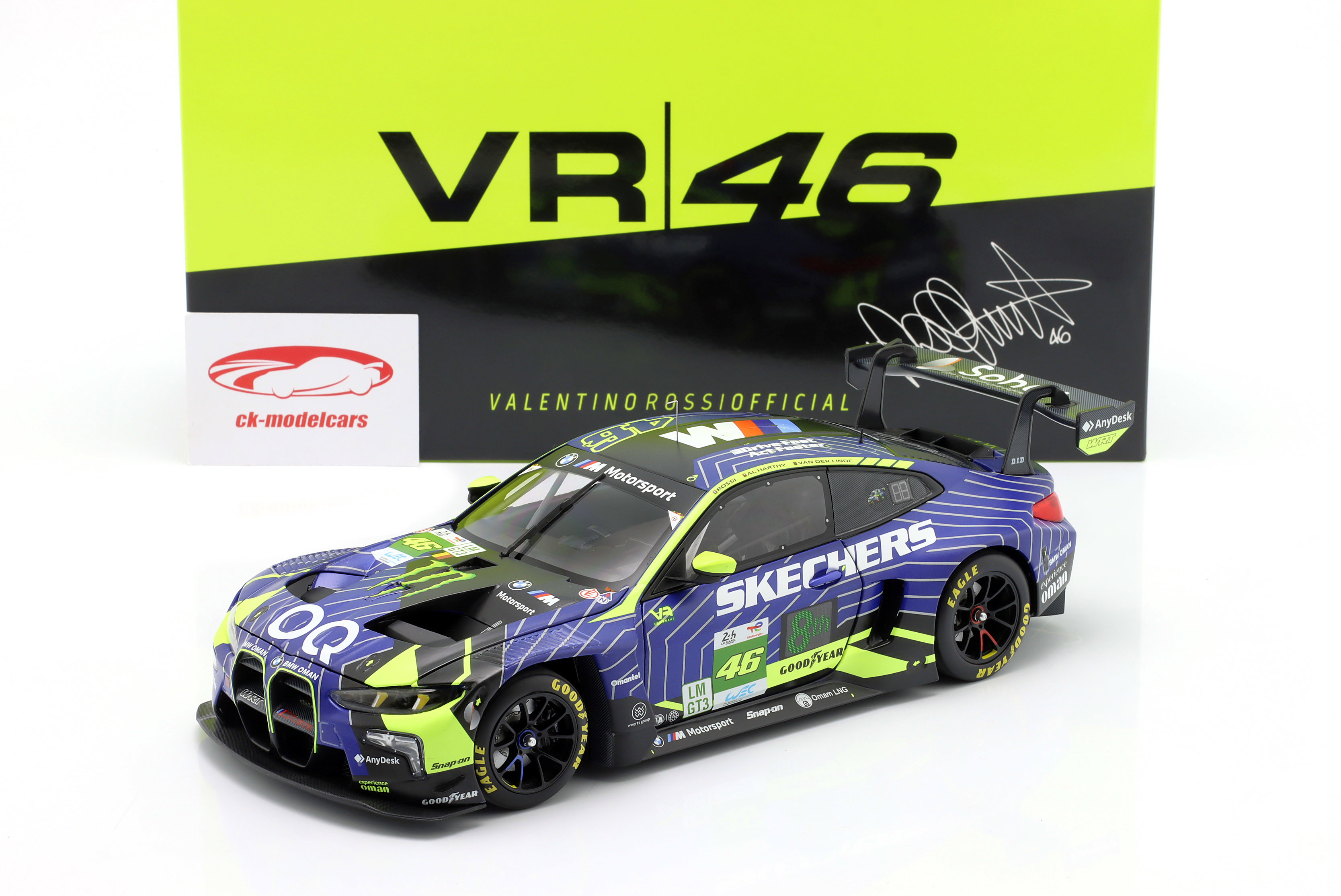 Minichamps 1:18 BMW M4 GT3 #46 24h LeMans 2025 Al Harthy, Rossi