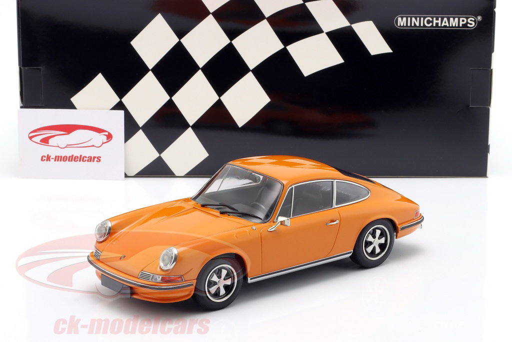 Minichamps 1:18 Porsche 911 S 建設年 1972 オレンジ 155063002