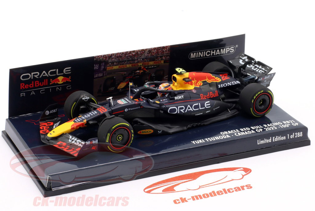 Minichamps 1:43 Yuki Tsunoda Red Bull Racing #22 100周年 GP カナダ