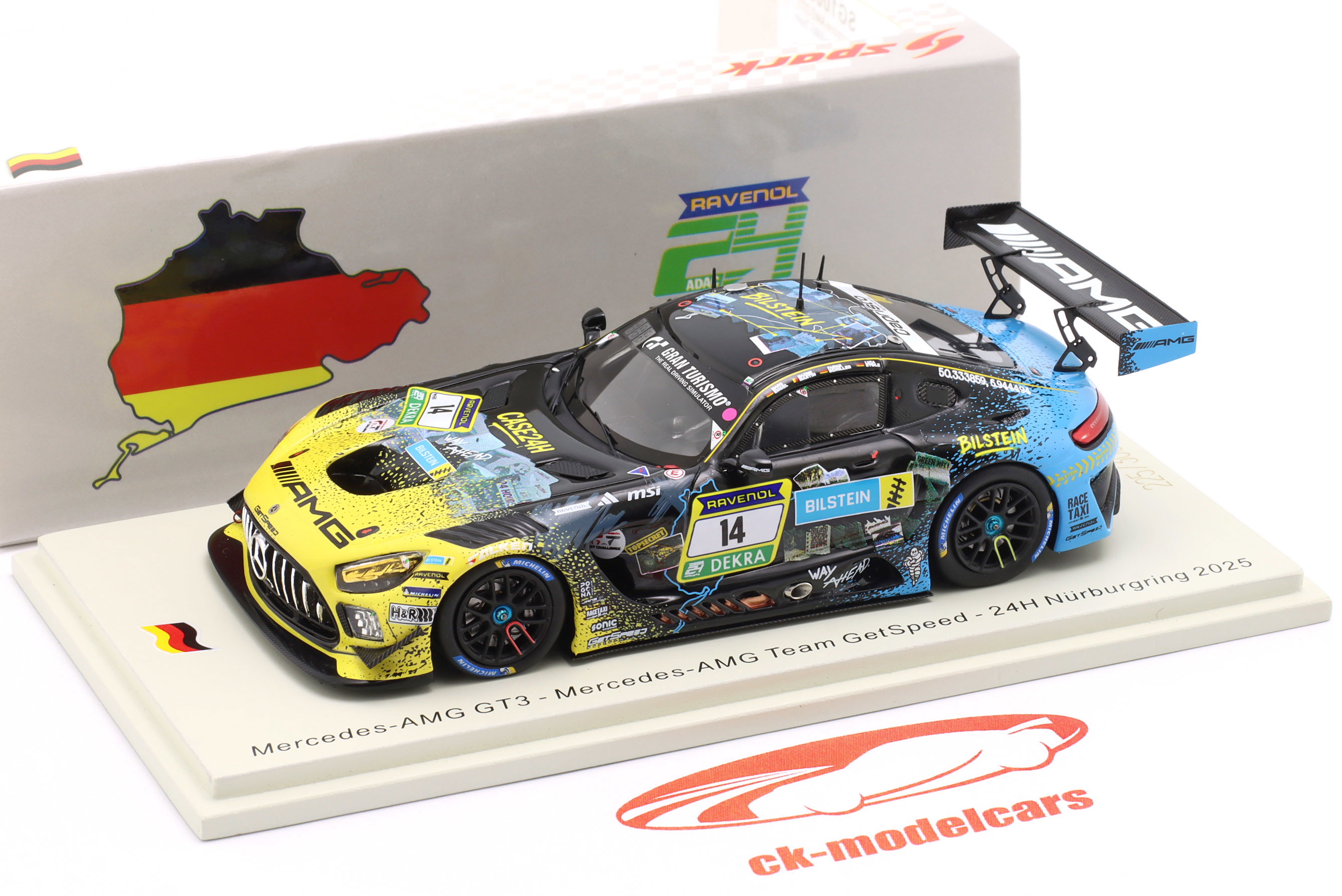 Spark 1/43 メルセデスAMG GT3 スパ24時間 2023 Spark 1:43 Mercedes-AMG GT3 #14 24h Nürburgring 2025 Mercedes-AMG