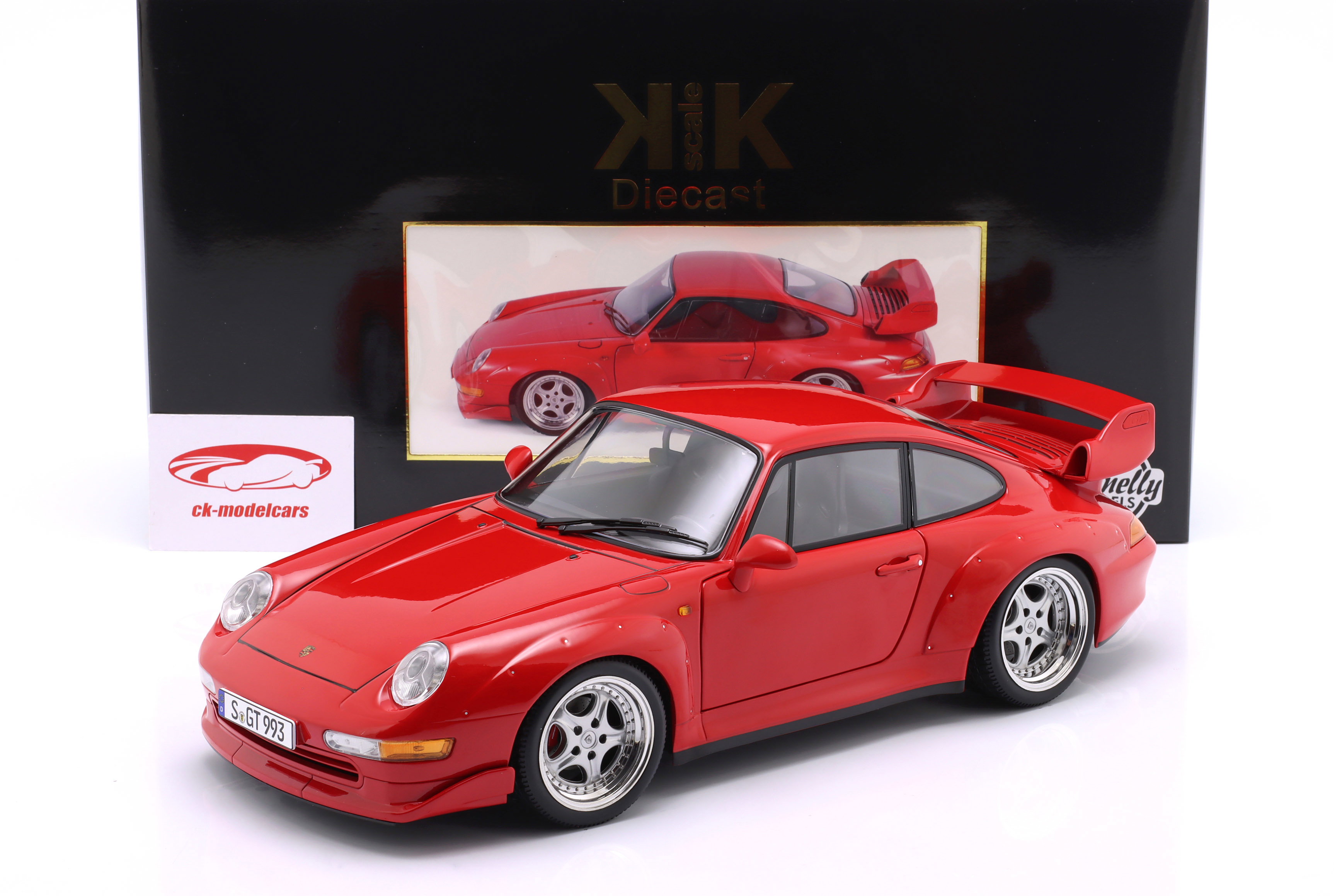 KK-Scale 1:12 Porsche 911 (993) GT2 with Speedline rims year 1996
