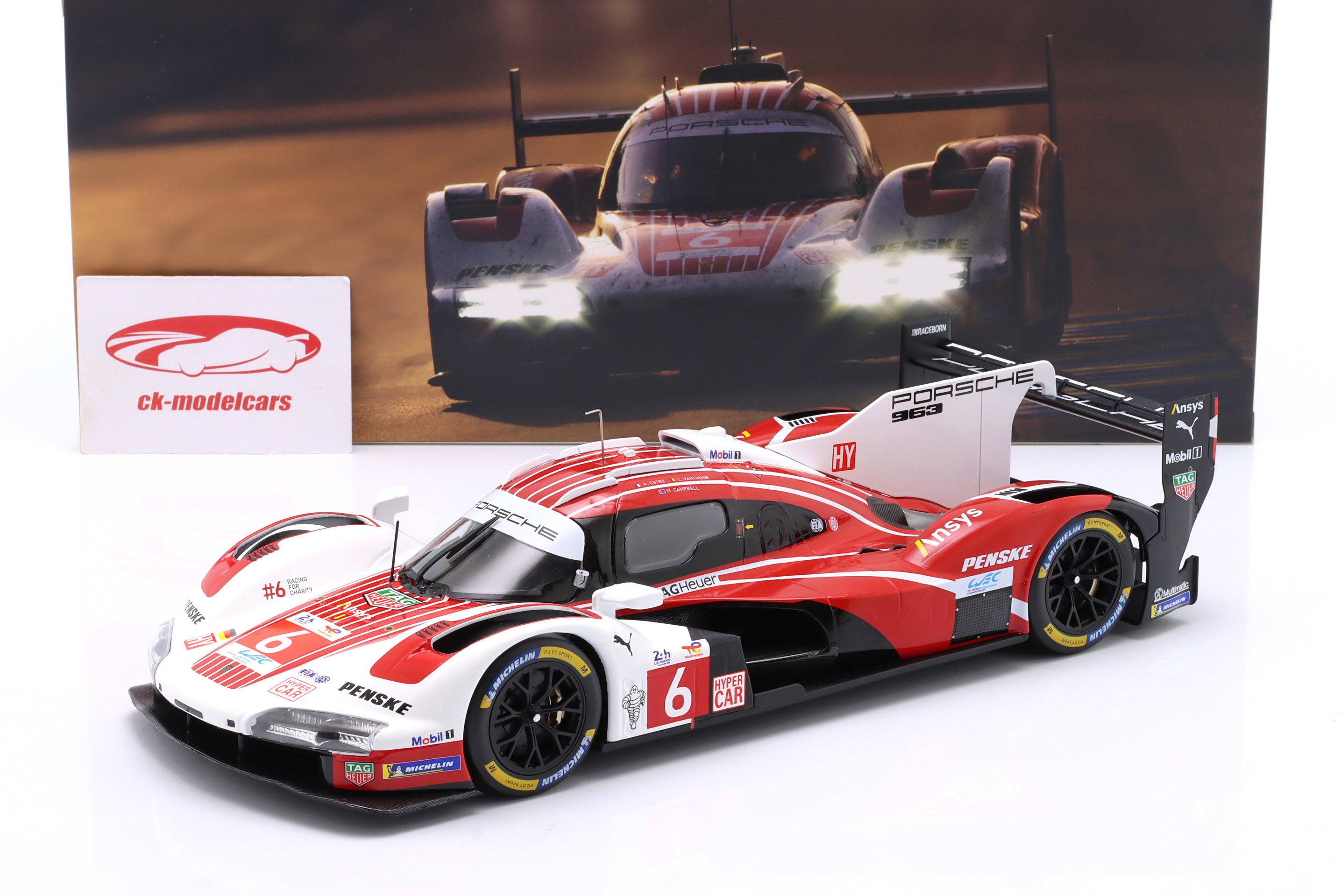 Ixo 1:18 Porsche 963 #6 2nd 24h LeMans 2025 Porsche Penske