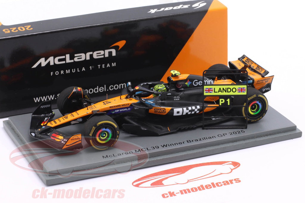 Spark 1:43 Lando Norris McLaren MCL39 #4 Winner Brazilian GP