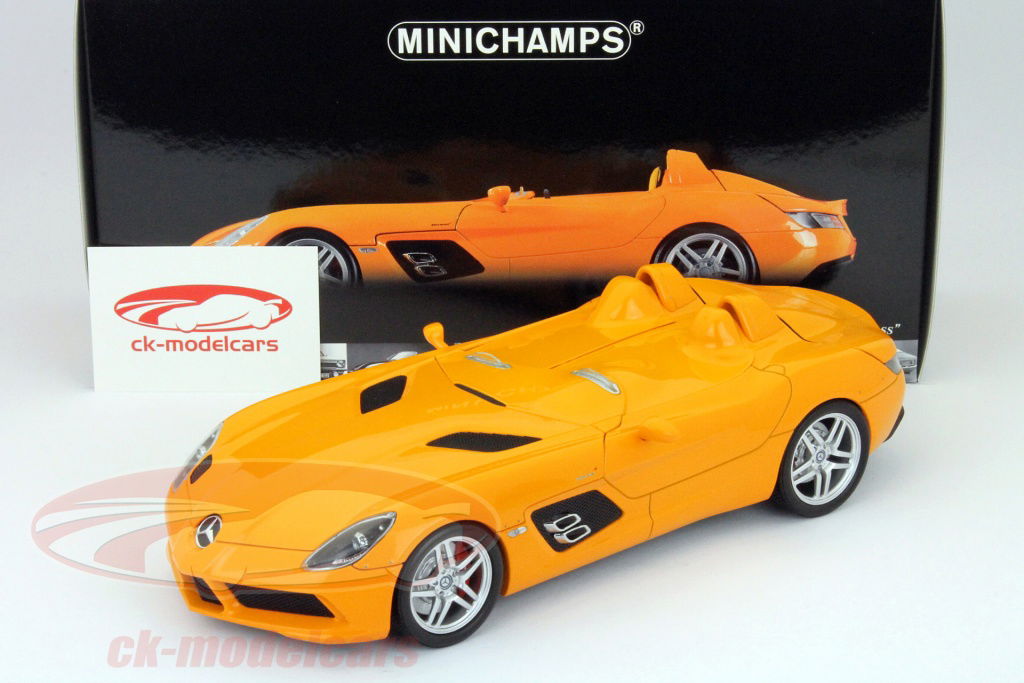 Mercedes-Benz Vision SLR ミニカー 1/18 Mercedes-Benz Vision SLR McLaren 1/18 Silver Diecast Model