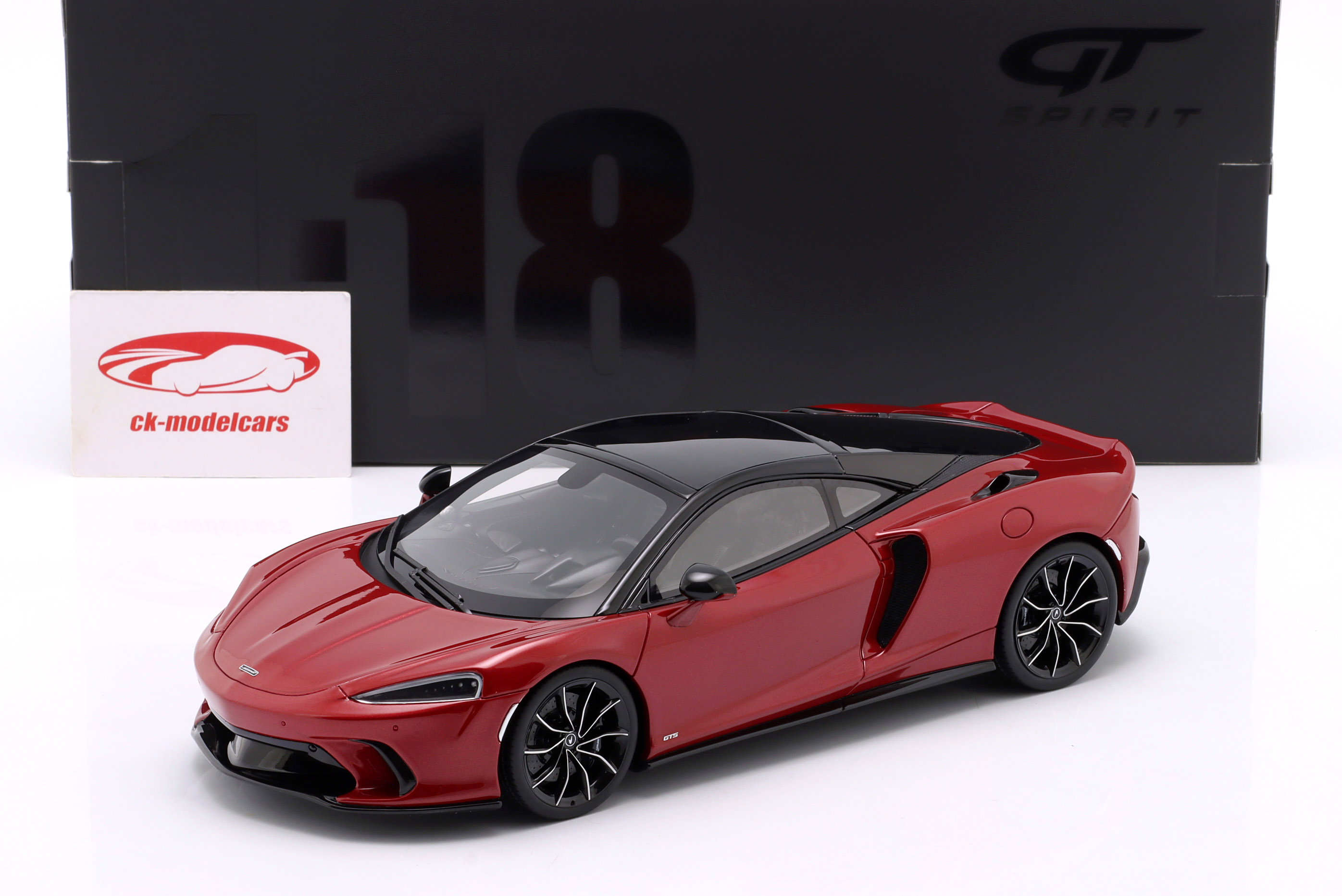 GT-SPIRIT 1:18 McLaren GTS year 2023 amaranth red GT971 model car