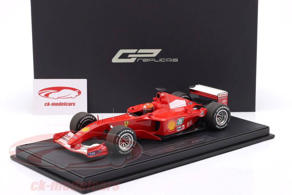 GP Replicas 1:18 M. Schumacher Ferrari F2001 #1 勝者 Monaco GP 式