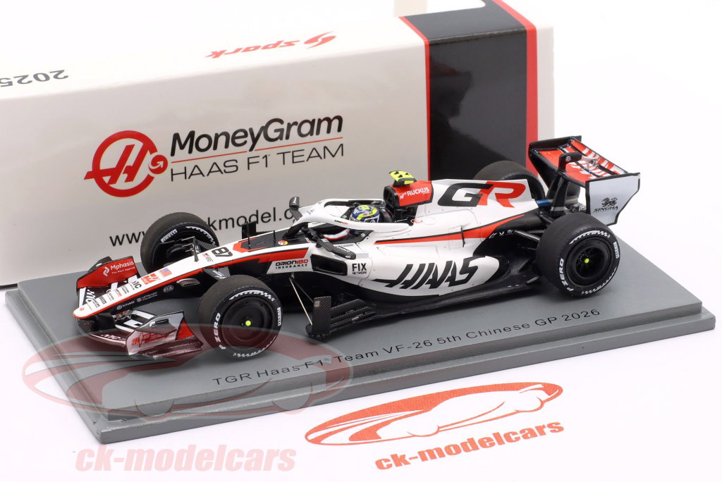 Spark 1:43 Oliver Bearman Haas VF-26 #87 5番目 中国 GP 式 1 2026