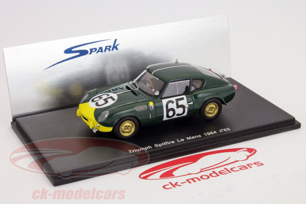 Spark 1:43 Triumph Spitfire #65 24h LeMans 1964 #65 J-L Marnat