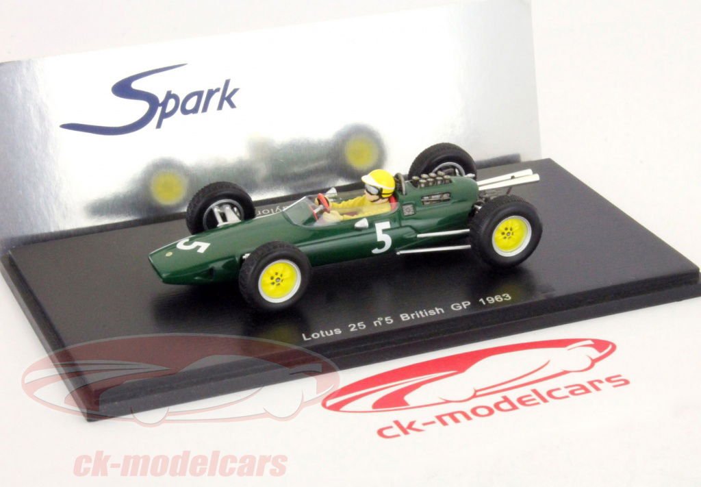 Spark 1:43 T. Taylor Lotus 25 #5 GP Britain Formula 1 1963