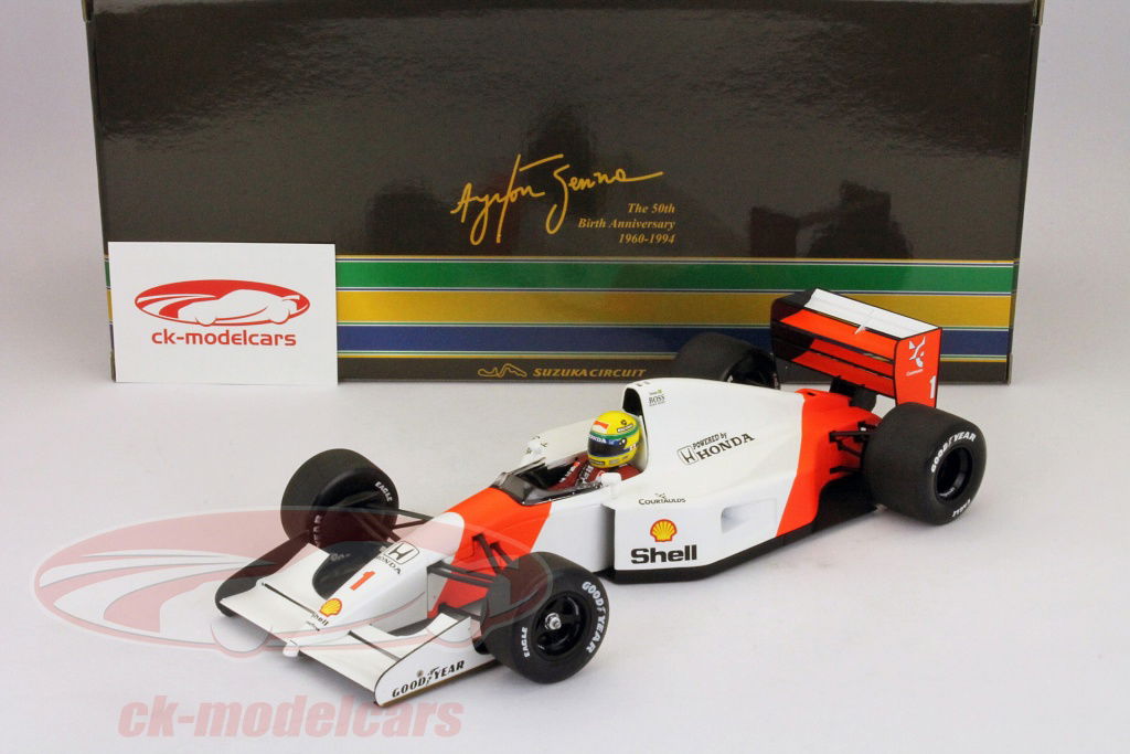 Minichamps 1:18 A. Senna McLaren Honda MP4-7 GP Japan 1992
