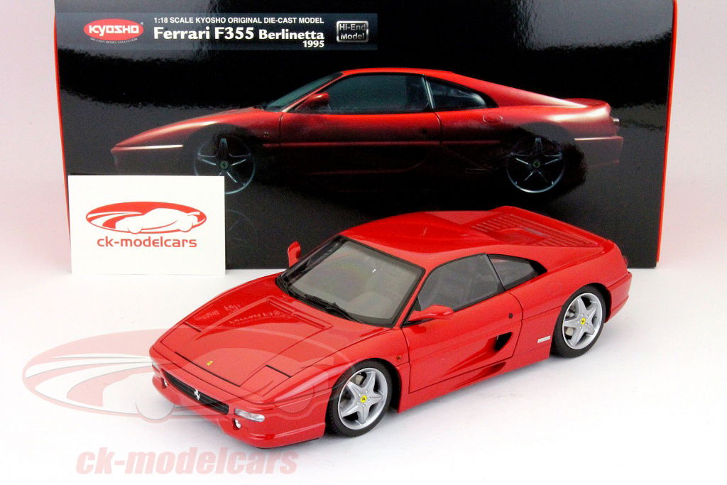 ミニカー FERRARI F 355 berlinetta 1:18 Kyosho 1:43 Ferrari F355 Berlinetta Year 1995 Black 1:18