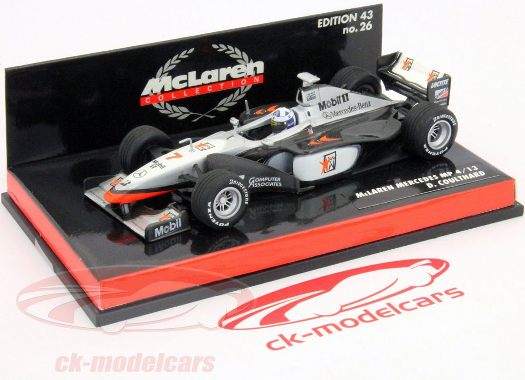 1/43 ミニチャンプス F1 マクラーレンMercedes D.クルサード 1/18