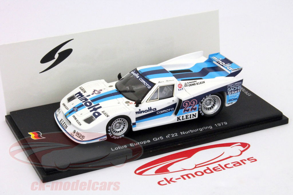 Spark 1:43 Lotus Europa GR5 #22 Nürburgring 1979 Mario