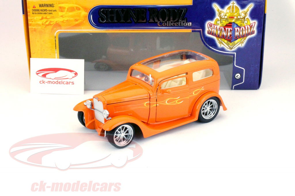 Yat Ming 1:18 フォードモデルセダン年1931オレンジ分逸明