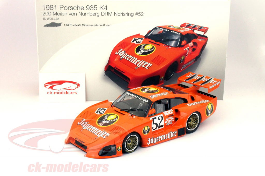 True Scale 1:18 ポルシェ935 K4＃52200マイルニュルンベルクノリス