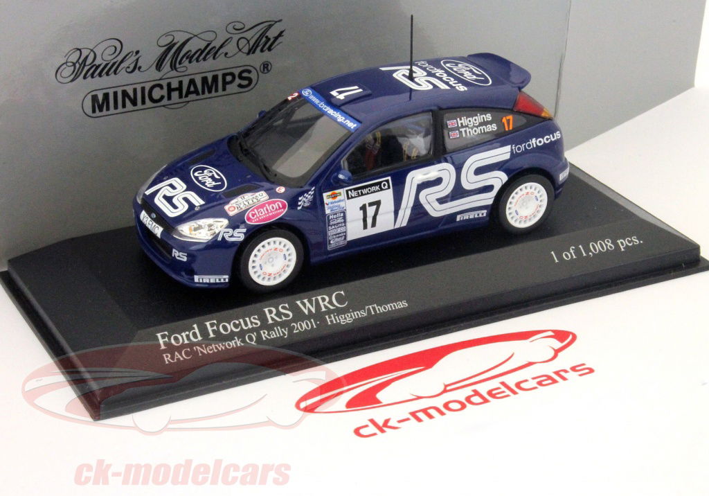 未開封 1/43 MINICHAMPS Ford Focus WRC Minichamps 1:43 Ford Focus RS Rally Beta Rossi/Cassina #46