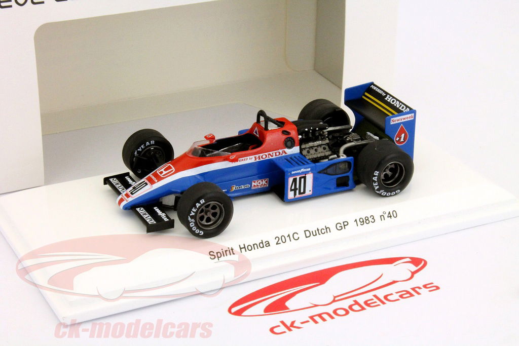 Spark 1:43 S. Johansson Spirit Honda 201C #40 Dutch GP