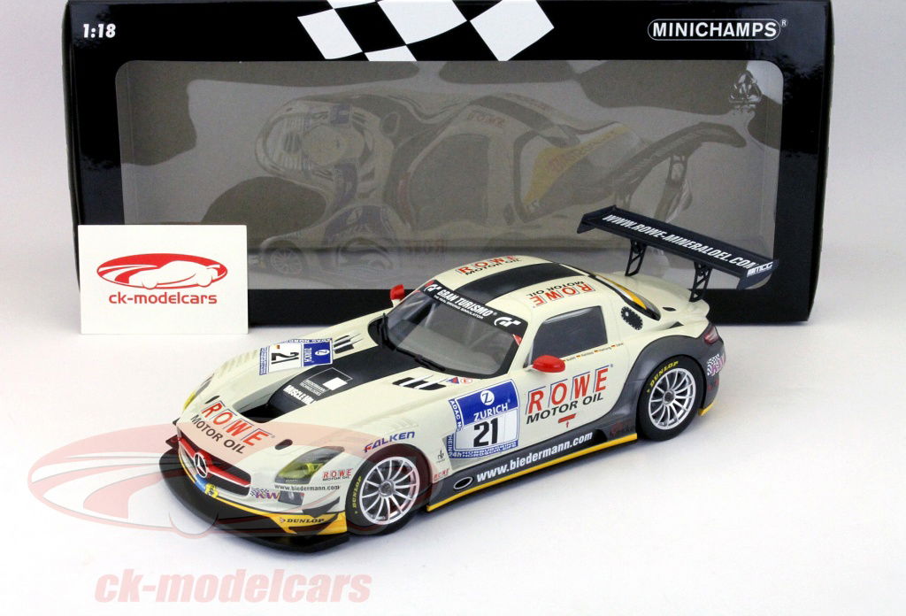 1/18 MINICHAMPS メルセデス・ベンツ SLS AMG GT3 Minichamps 1:18 メルセデスベンツSLS AMG GT3＃21ニュルブルク