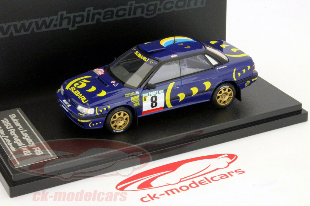 ミニカー Subaru Legacy RS Rallye de Portugal 1993 HPI 1:43 Subaru Legacy RS #8 Rally Portugal 1993 Alen