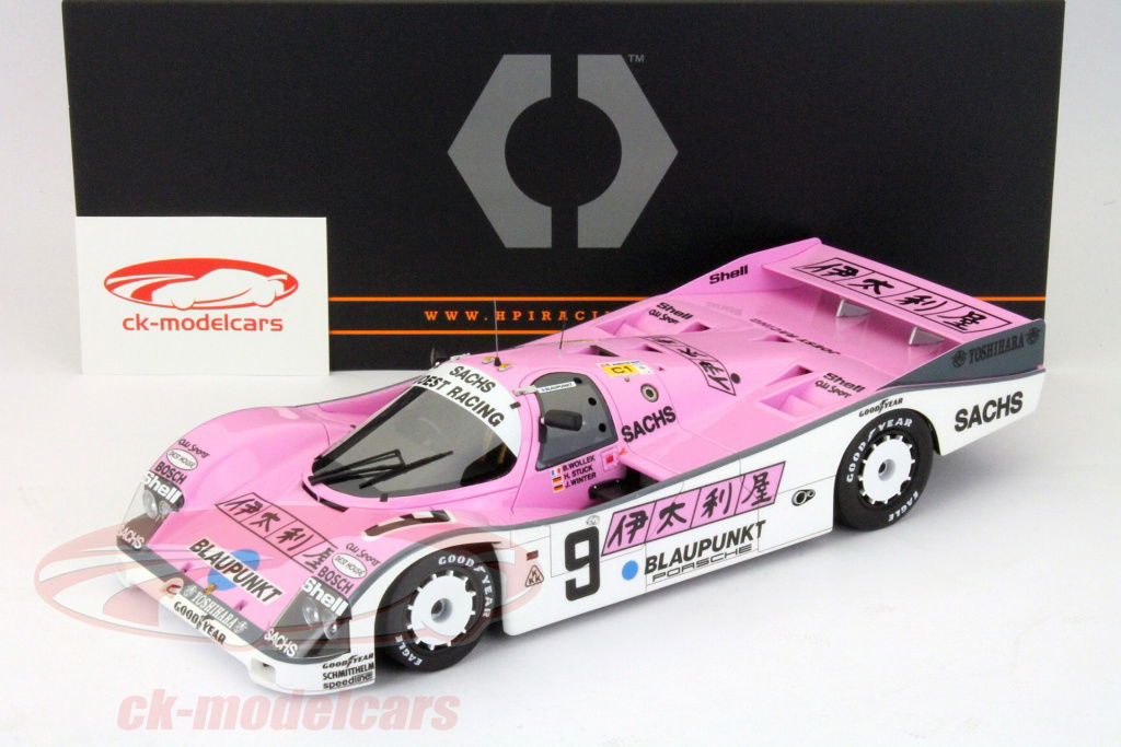 HPI 1/18 Porsche 962C LM1989 #9 伊太利屋 HPI 1:18 Porsche 962C #9 3 Place 24h LeMans 1989 Wollek