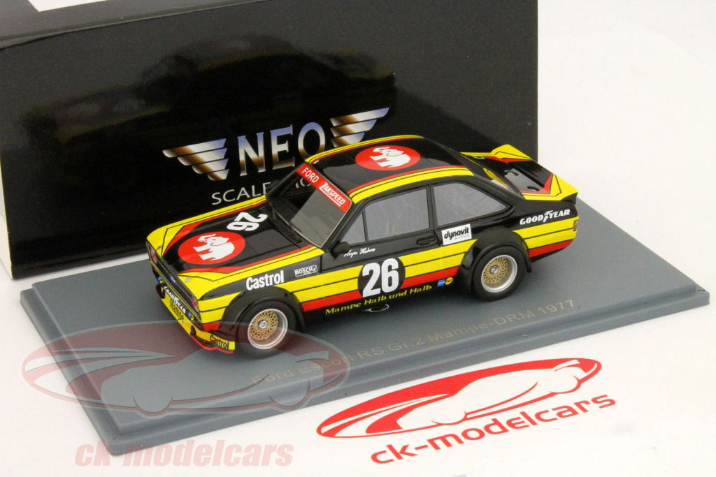 ネオ Neo フォード エスコート RS Gr.2 1/43 希少 Neo 1:43 フォードエスコートRS Grは。 2＃26 DRM 1977 ジン