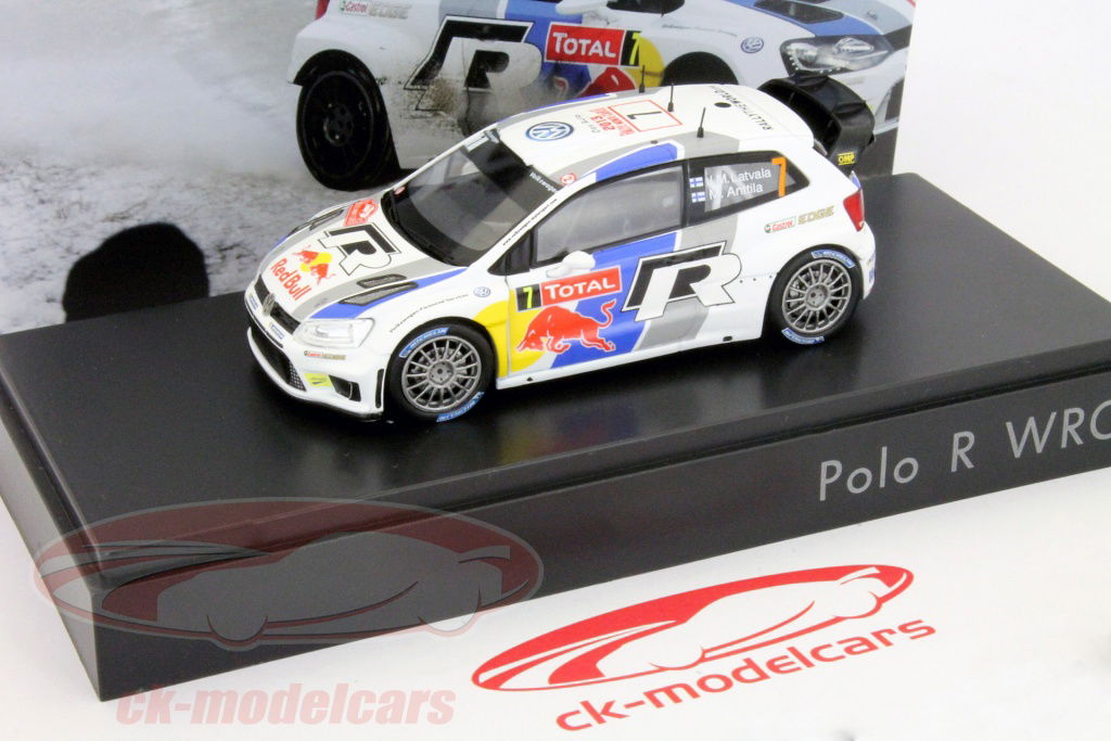 Volkswagen Polo R WRC 1:43 ミニカー 1/43 Volkswagen Polo R WRC n.9 3rd Monte Carlo 2015
