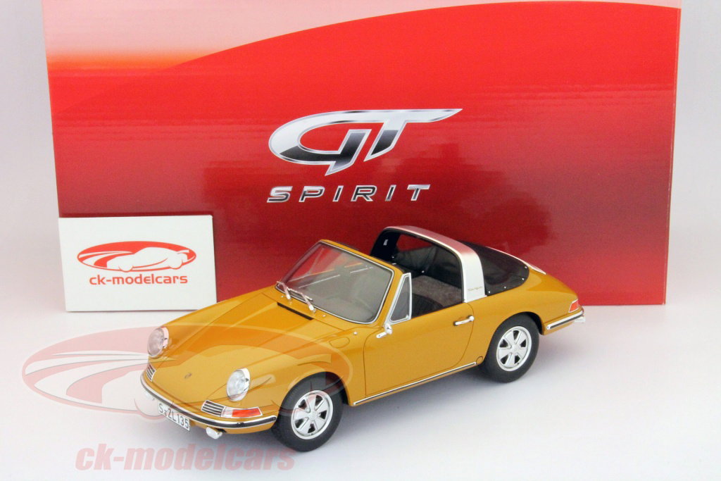 GT-SPIRIT 1:18 Porsche 911S (901) Targa 1967 yellow GT001ZM model