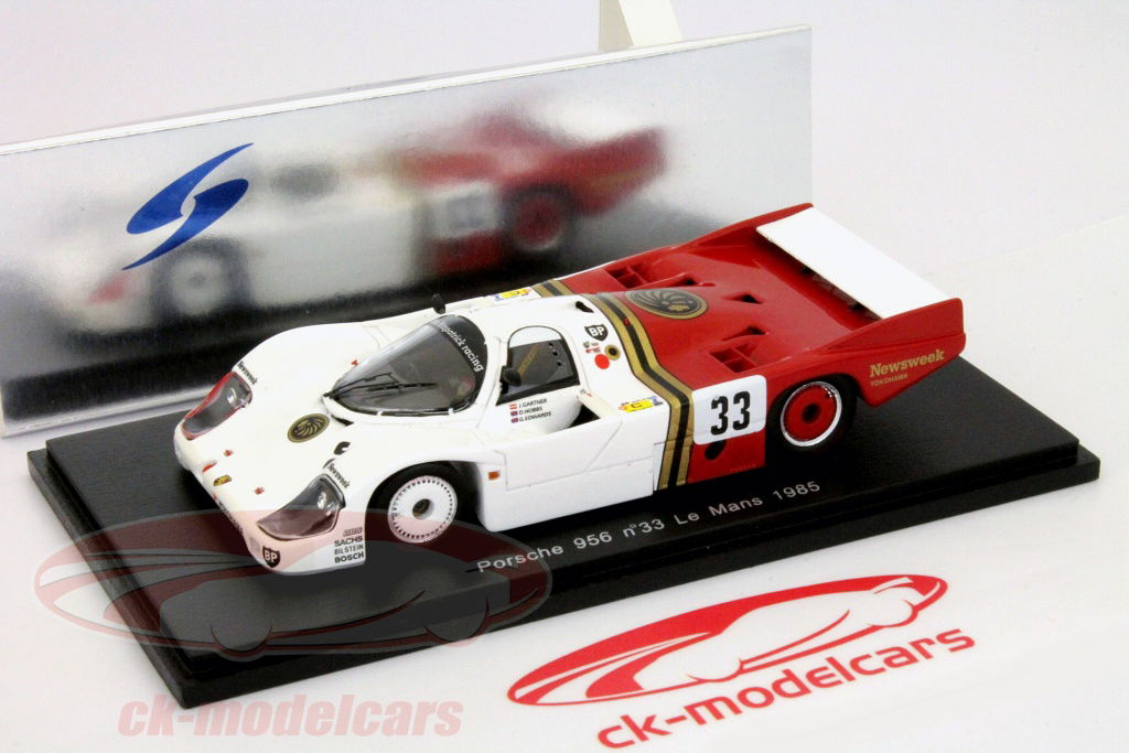 Spark 1:43 Porsche 956 #33 Le Mans 24h 1985 Gartner, Hobbs