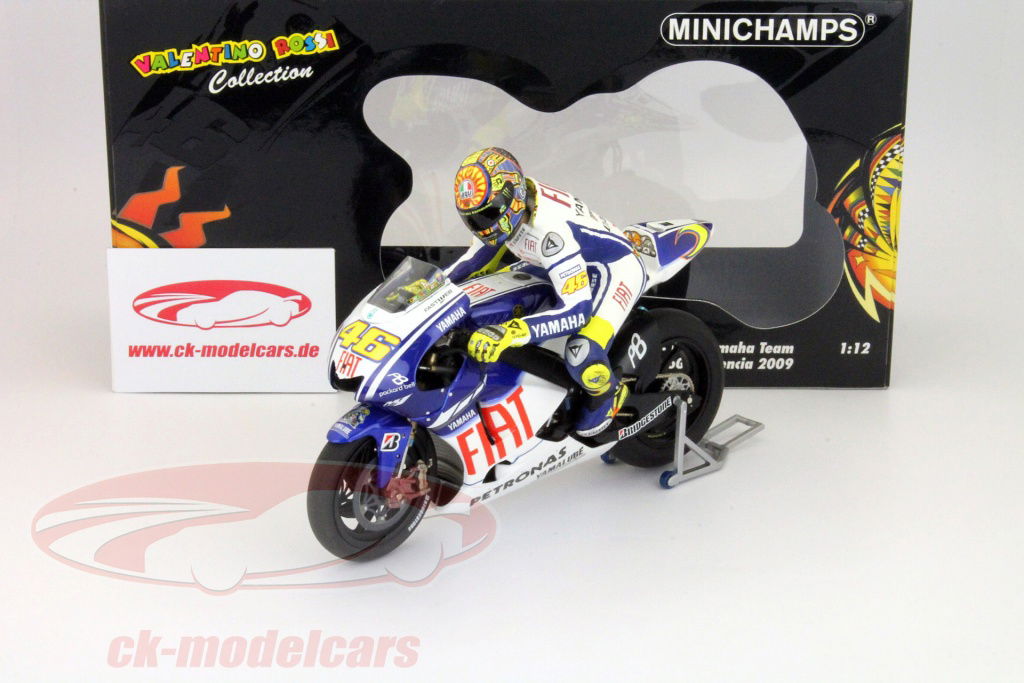 MINICHAMPS 1/12 YZR-M1 ヴァレンティーノ・ロッシ 2010 Minichamps 1/12 Valentino Rossi Yamaha YZR-M1 Fiat Yamaha