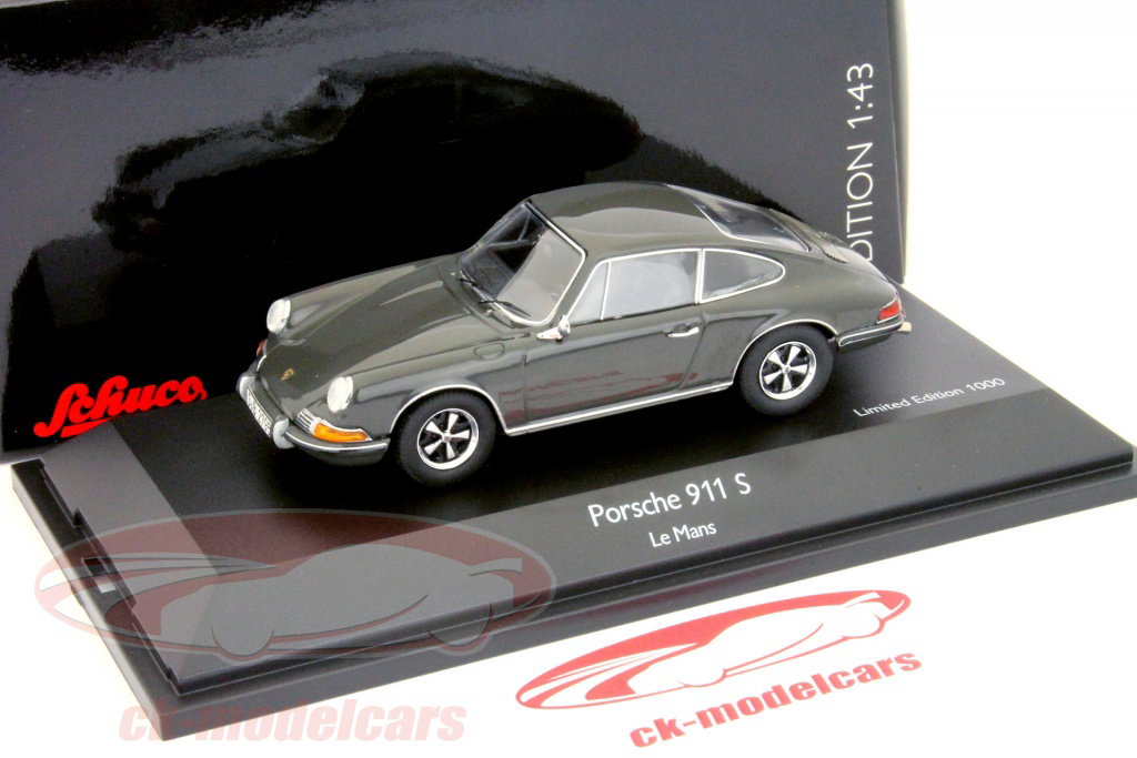 Schuco 1/43 Porsche 911 S Le Mans – Édition Limitée Steve McQueen, Verte