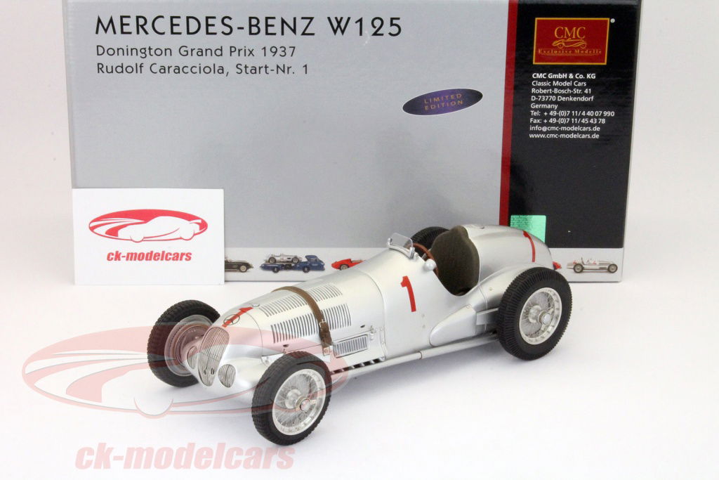 ミニカー CMC Benz W125 1937 1/18 LIMITED EDITION 1/18 Cmc Mercedes-Benz W125 1937 Minicar | eBay
