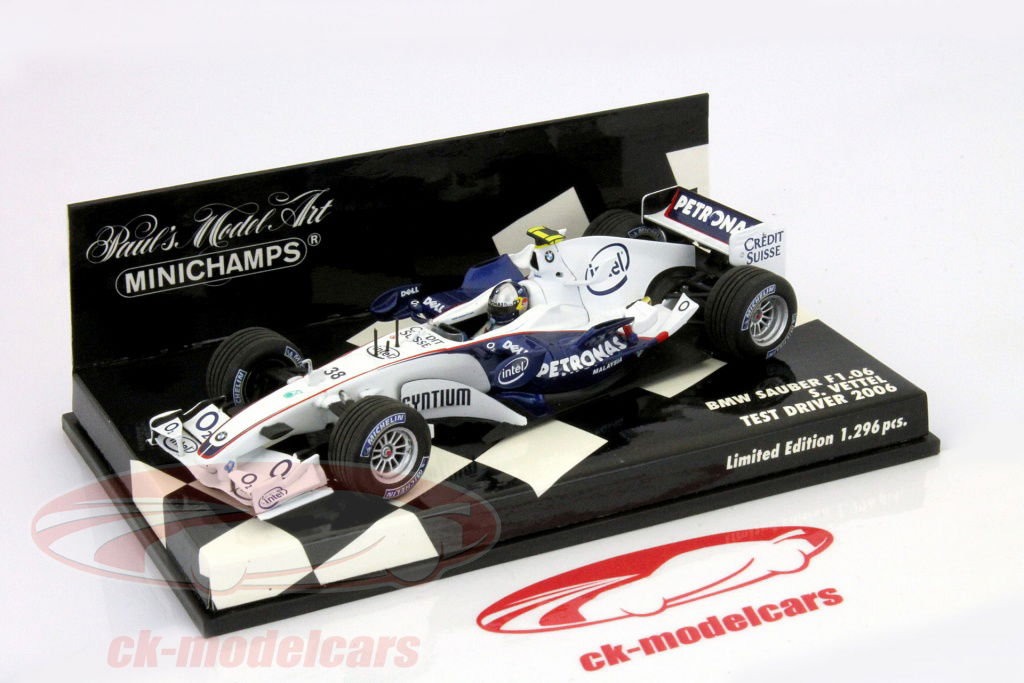 P.M.A F1 1/43 S.ベッテル　BMWザウバー　F1.06 P.M.A F1 1/43 S.ベッテル BMWザウバー F1.06 - メルカリ