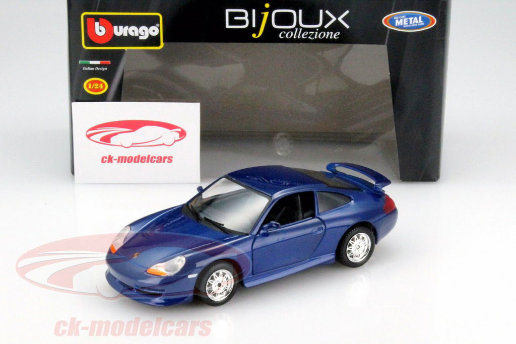 ブラゴ　ポルシェ996 ターボ Bburago 1999 Porsche Turbo 996 Navy Blue 1:18 Scale Die Cast