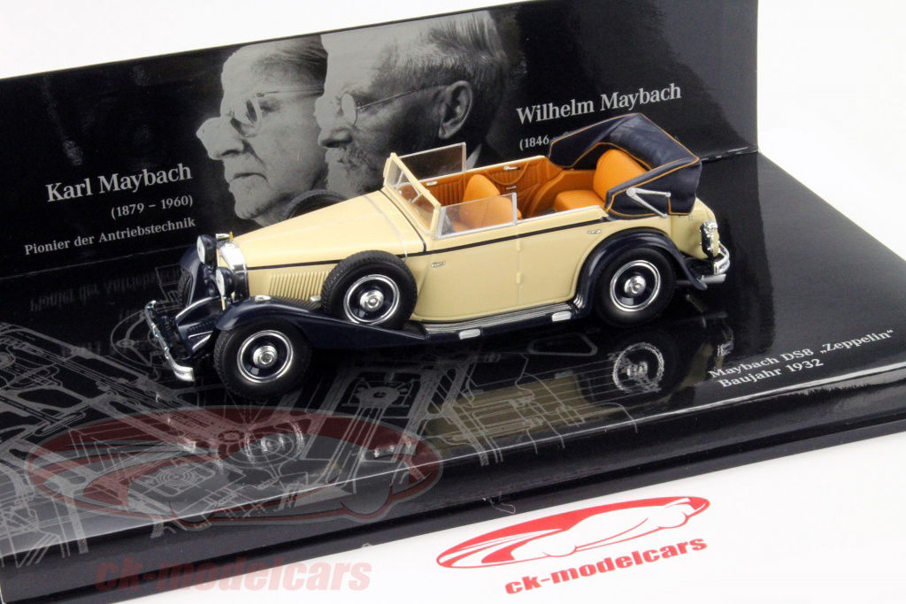 Minichamps 1:43 Maybach Zeppelin Baujahr 1932 beige