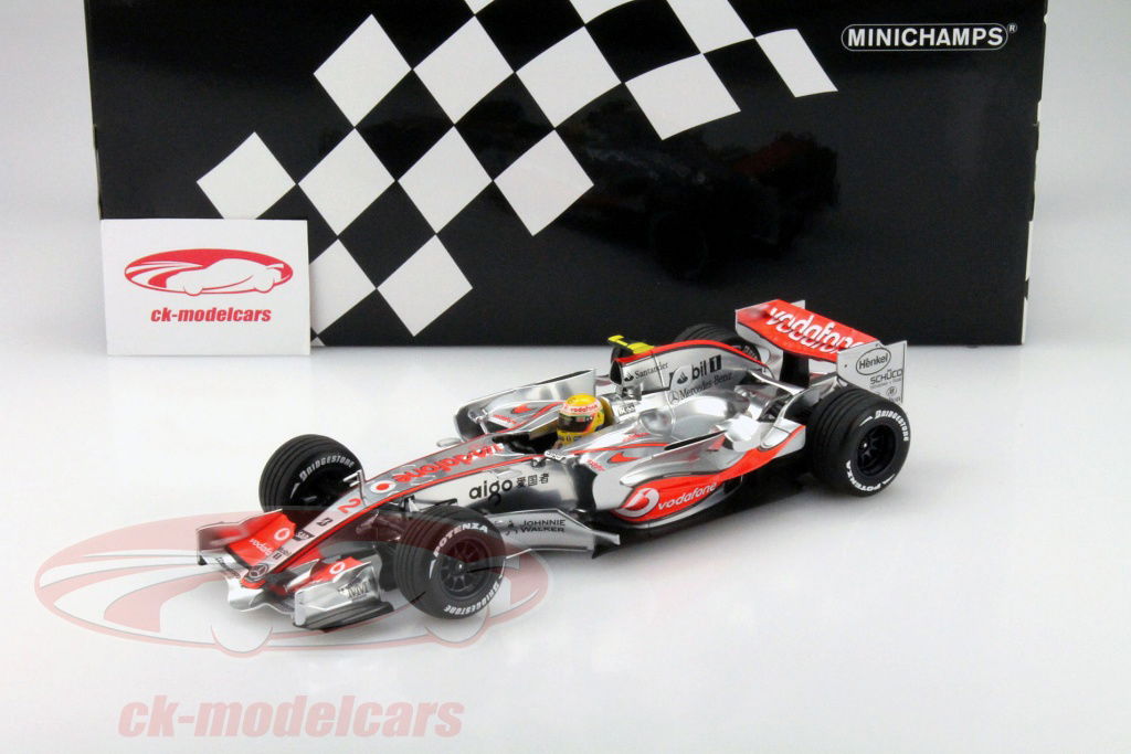 【未開封】ミニチャンプス McLAREN  MP4-22 L.HAMILTON Minichamps 1:18 Lewis Hamilton McLaren Mercedes MP4-22 #2