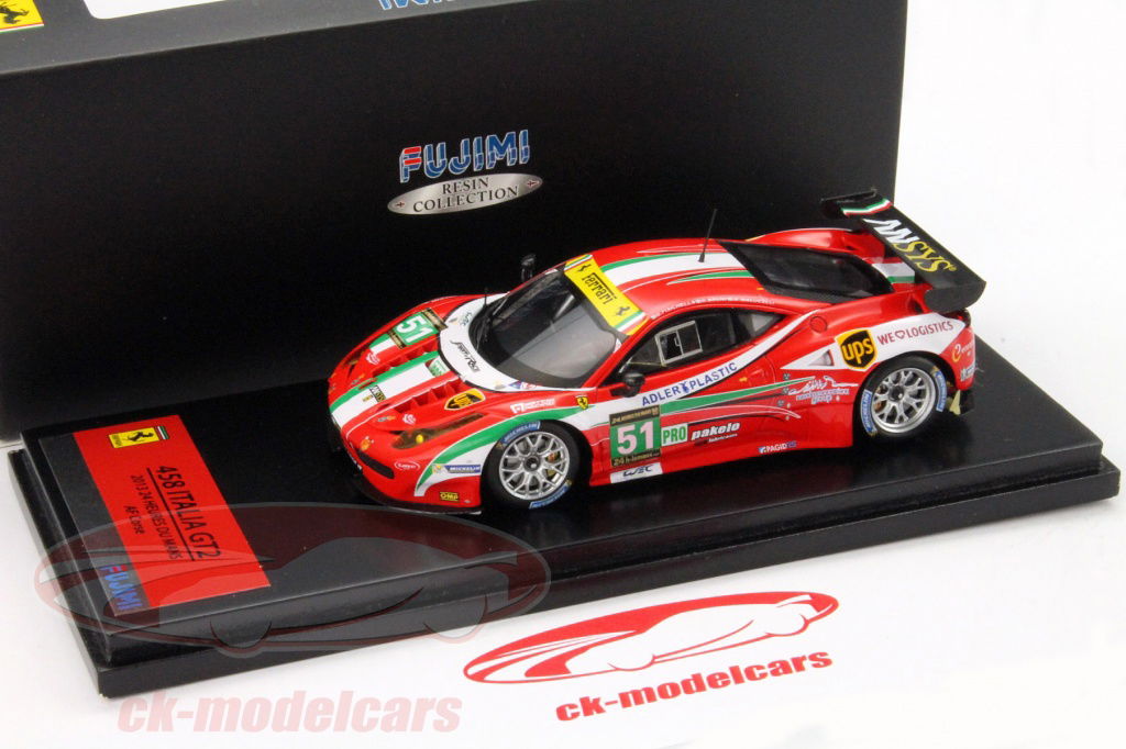 フジミ 1/43 フェラーリ 458 GT2 #54 ルマン24H 2013 Fujimi 1:43 フェラーリ 458 イタリア GT2 #51 24 ルマン 2013