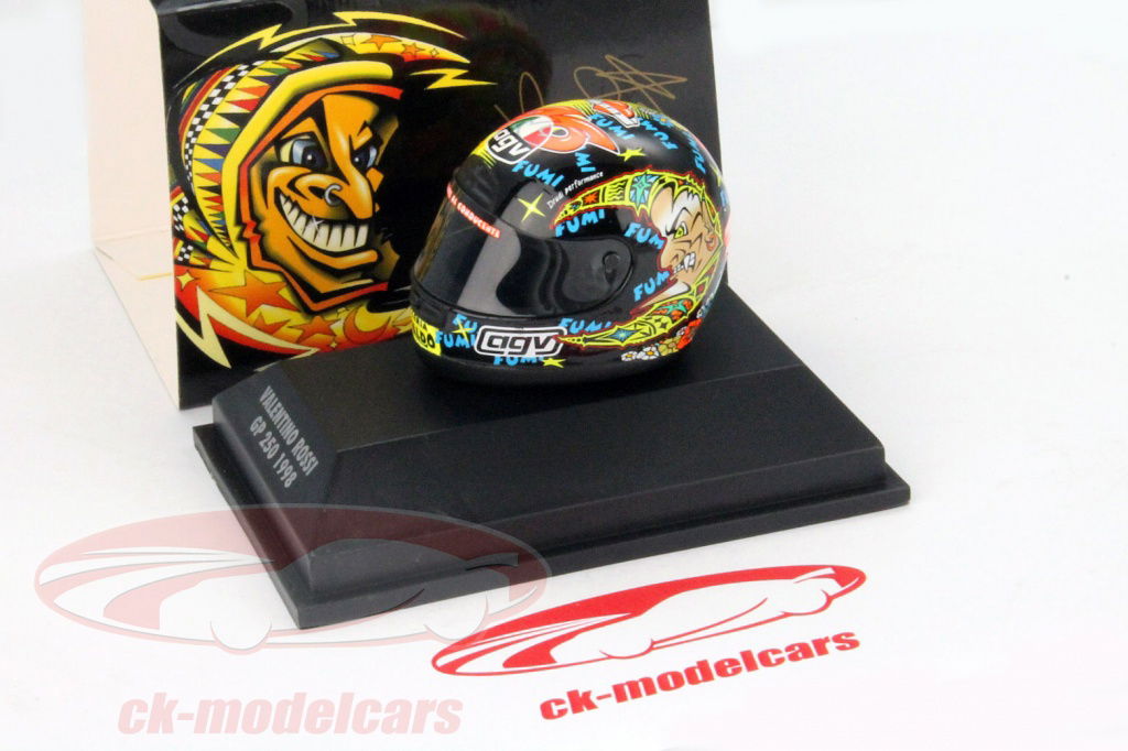Valentino Rossi(バレンティーノ・ロッシ)ヘルメット1:2スケール Minichamps 1:43 バレンティーノ·ロッシMotoGPの2004 AGV