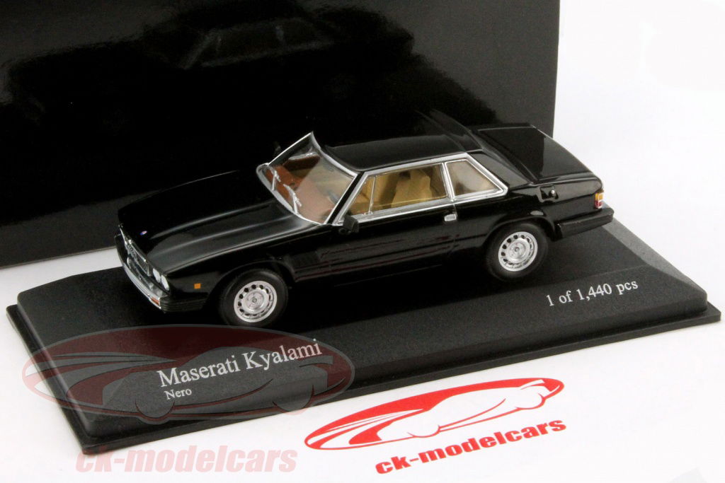 402-443 1/43 マセラティ Maserati Kyalami Minichamps 1:43 Maserati Kyalami Year 1982 black 400123960