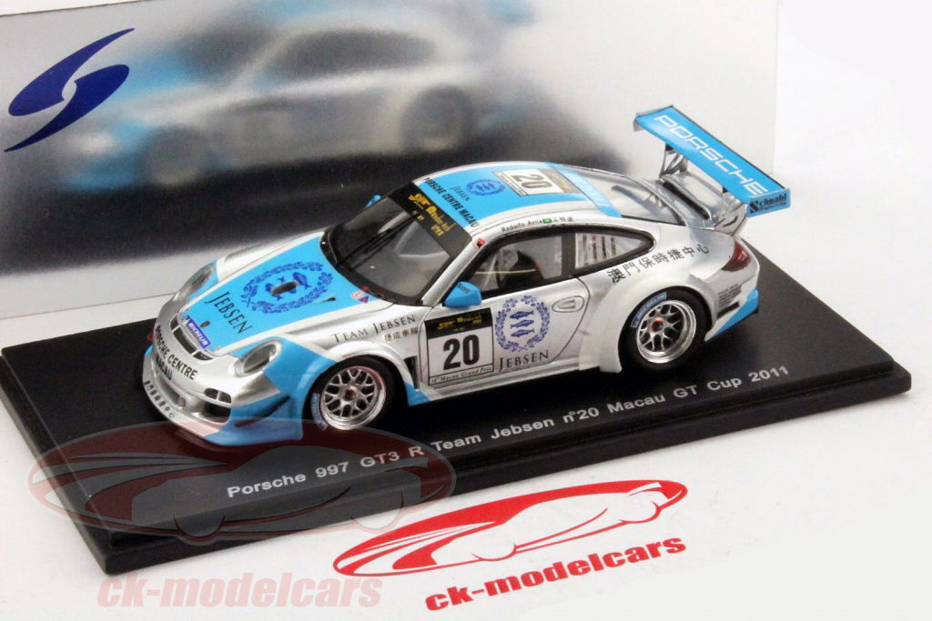 Spark 1:43 ロドルフォ アビラ ポルシェ 997 GT3 R #20 マカオ GT Cup
