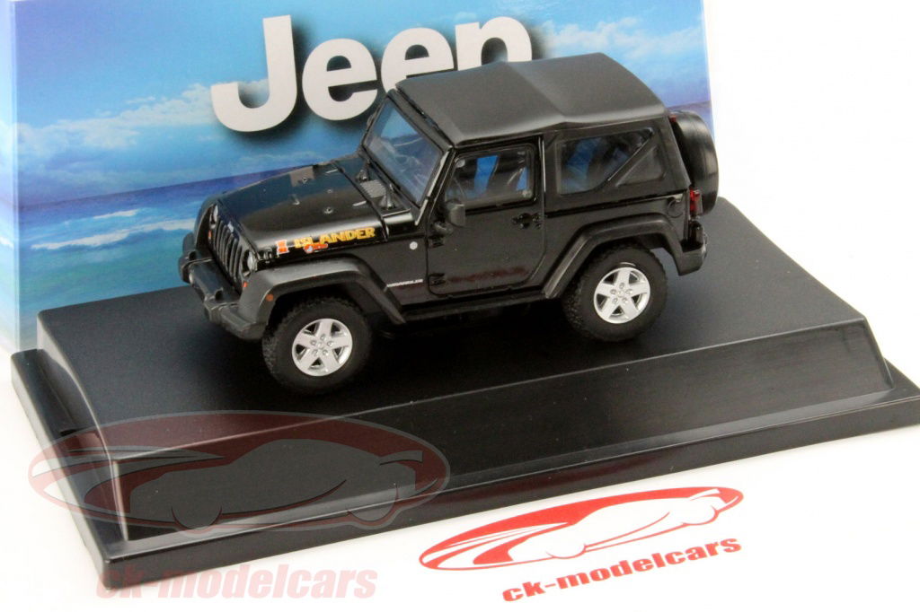 Greenlight 1:43 Jeep Wrangler Islander Year 2010 black 86048