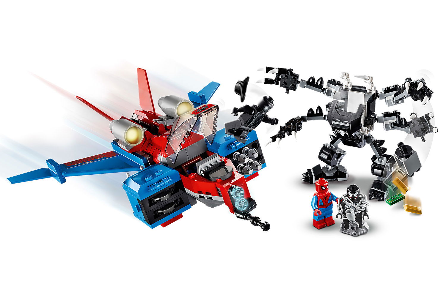 LEGO® Marvel Spiderman Spiderjet vs. Venom Mech