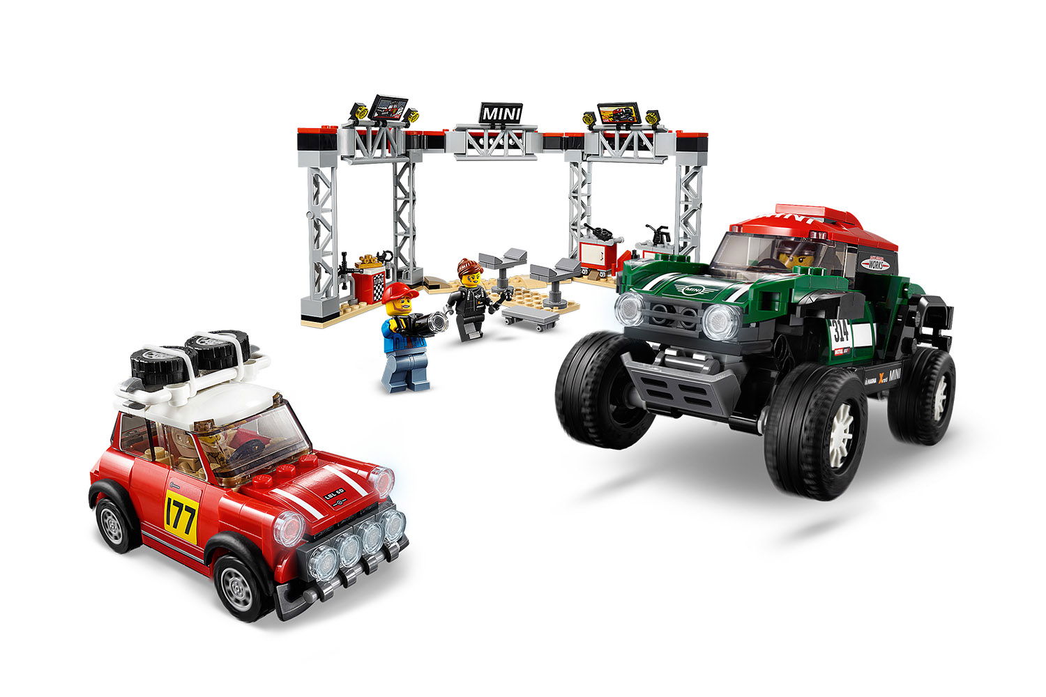 LEGO® Speed Champions 1967 Mini Cooper S Rallye and Mini John Cooper Works Buggy