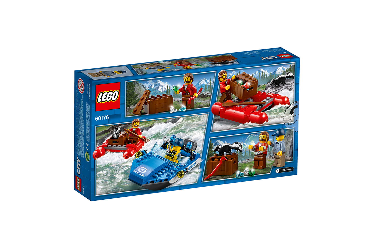 LEGO® City Flucht durch die Stromschnellen