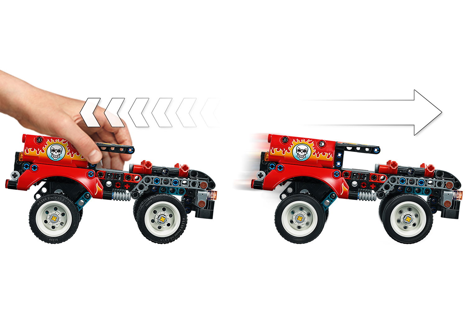 LEGO® Technic Stunt-Show mit Truck und Motorrad