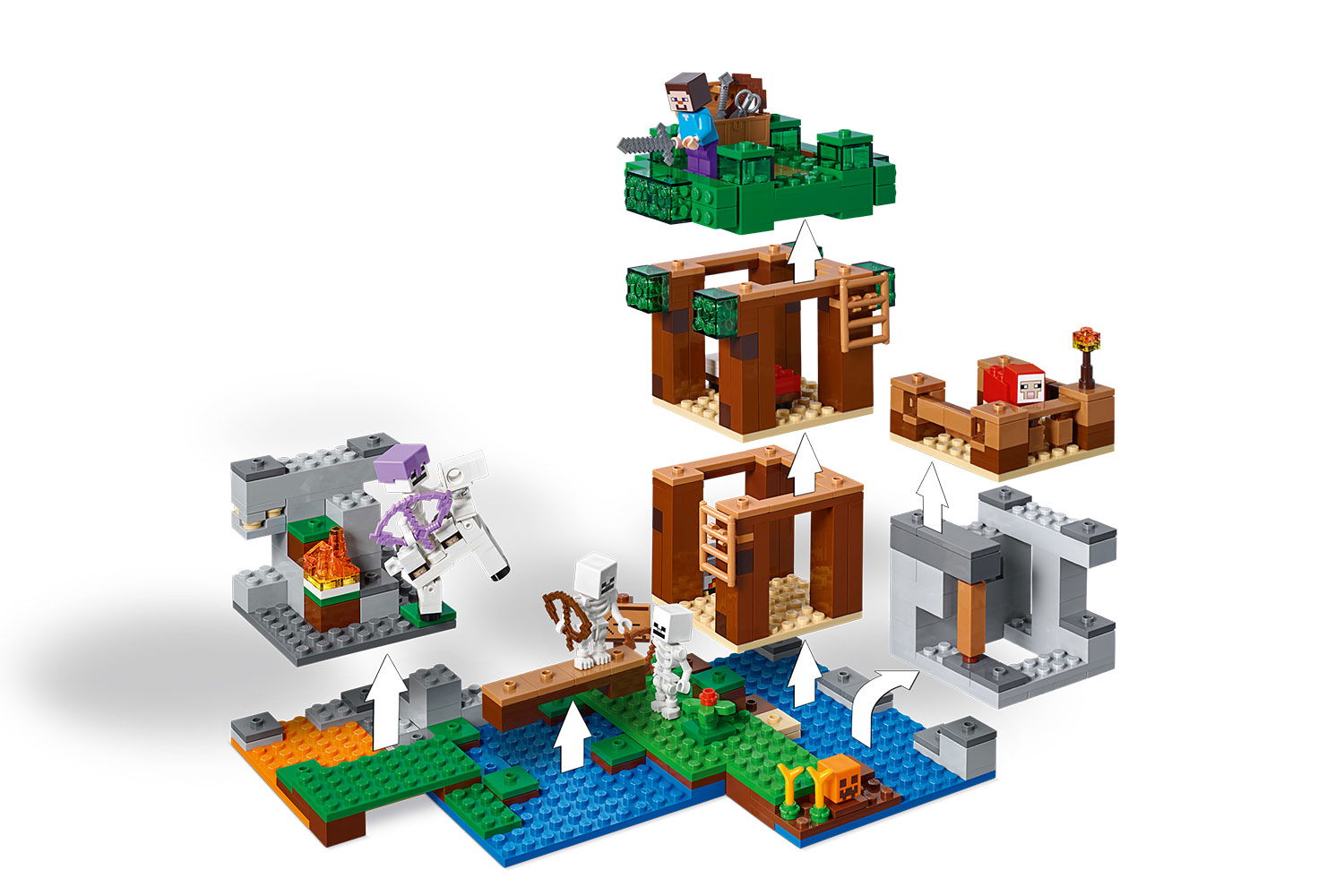 LEGO® Minecraft™ Die Skelette kommen!