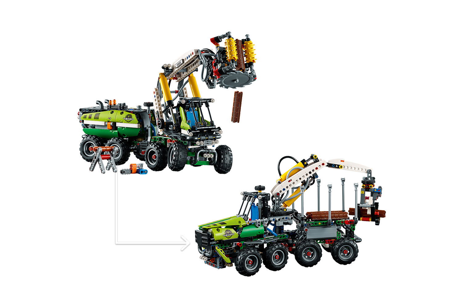 LEGO® Technic Harvester-Forstmaschine