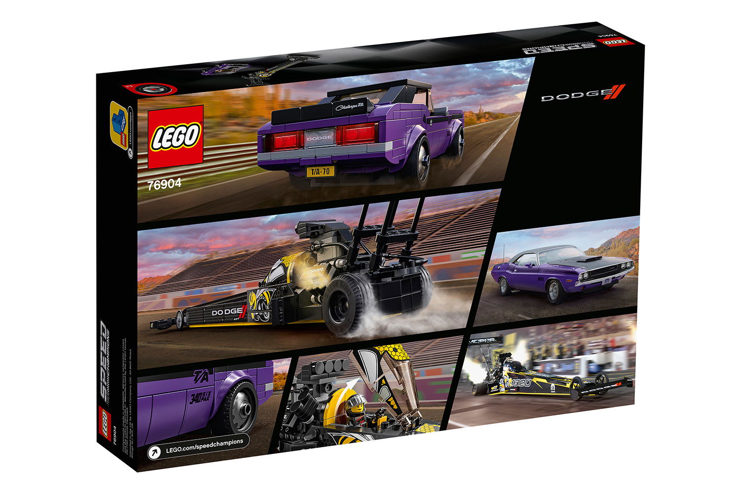 LEGO® Speed Champions Mopar Dodge//SRT Dragster & 1970 Dodge Challenger